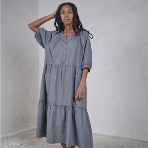 Esby Apparel Millie Dress Jasper Grey XS/S oversized